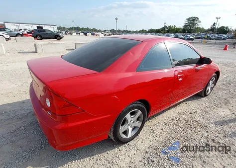 2004 Honda Civic Ex z USA, uszkodzony, nr VIN 1HGEM22084L020750